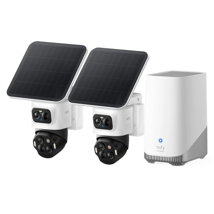 Eufy eufyCam S4 Overvåkingssystem med solpanel 2-pack