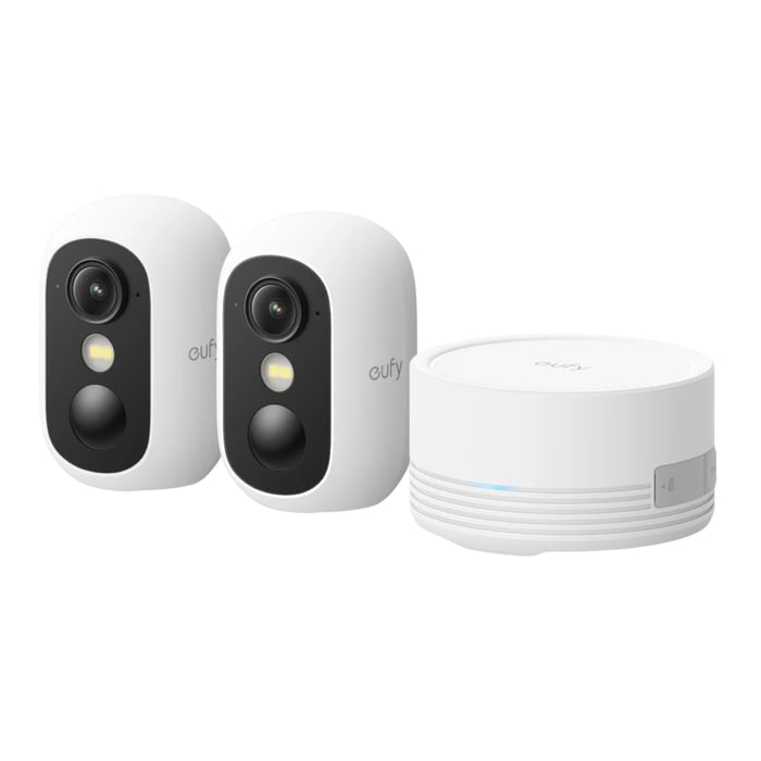 Eufy eufyCam C35 Kit med 2 kameror och minibasstation | Säkerhet & övervakning - Kameraövervakning - Övervakningskameror - Eufy kameror | GameStuff