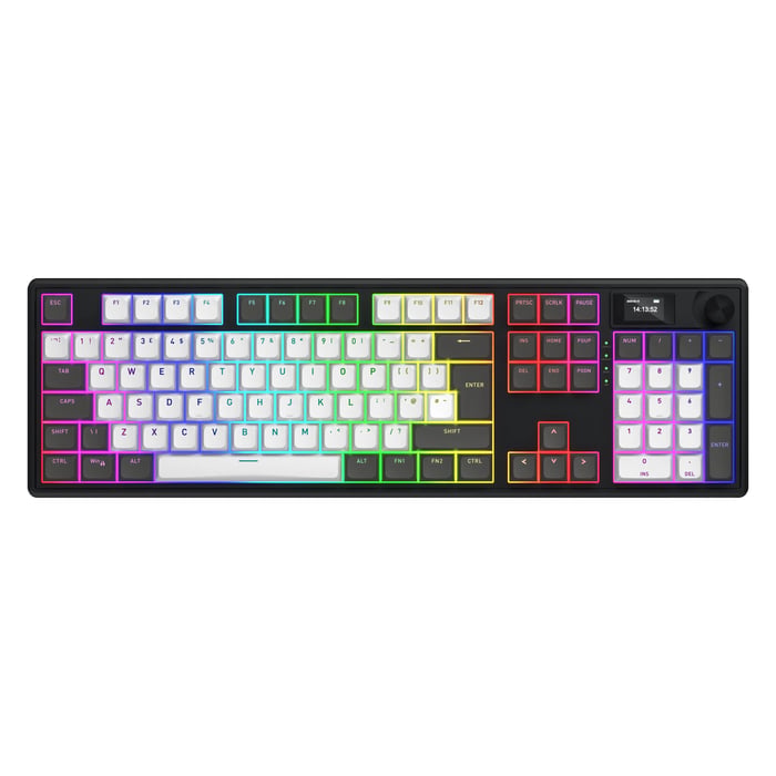 HATOR Skyfall 100 Pro trådlöst gamingtangentbord Grå