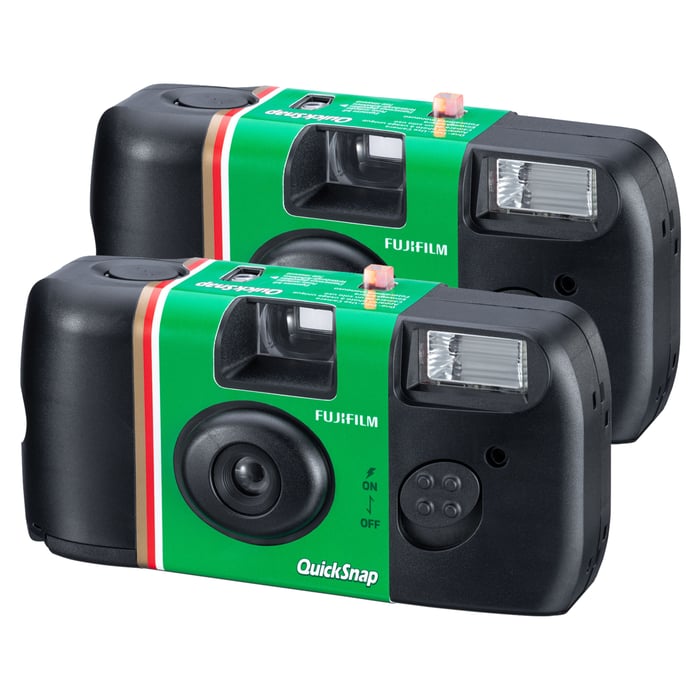 Fujifilm QuickSnap Flash Engångskamera 27 bilder 2-pack 2026 | Ljud & bild - Foto & video - Kameror - Engångskameror | GameStuff