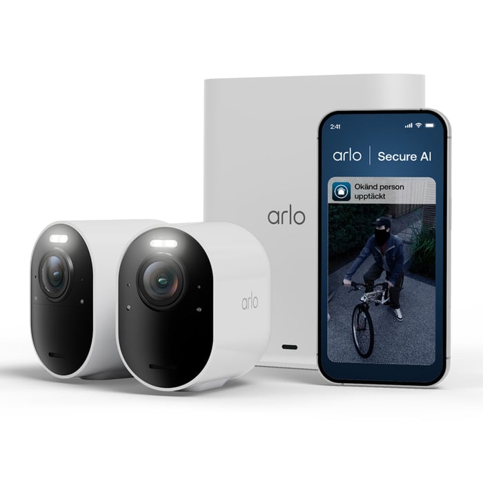 Arlo Ultra 3 4K – Trådlös övervakningskamera 2-pack