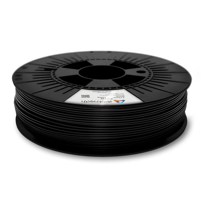 PETG Economy-filament 1,75 mm 1000 g – svart