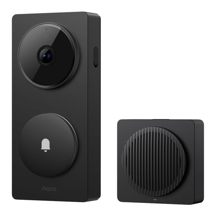 Aqara Doorbell Camera Hub G410 - smart dørklokke med hub svart