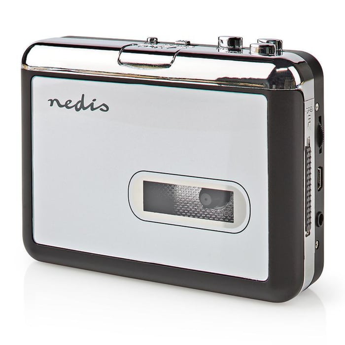 Nedis Kassett- till MP3-omvandlare, bärbar | Ljud & bild - Digitalisera ljud & bild - Kassettband | GameStuff