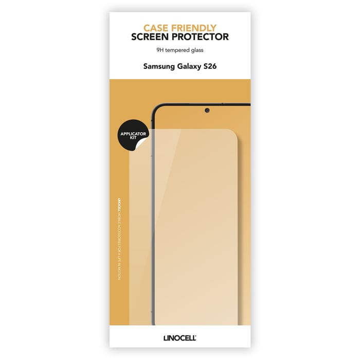 Linocell Case Friendly Skärmskydd för Samsung Galaxy S26 | Mobilt - Skärmskydd - Skärmskydd till Samsung - Skärmskydd till Galaxy S26 | GameStuff