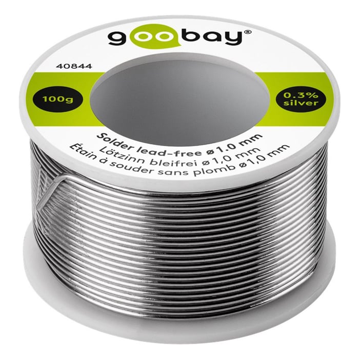 Blyfritt lödtenn 1 mm 100 g | El & verktyg - Verktyg - Lödning - Lödtenn, lod | GameStuff