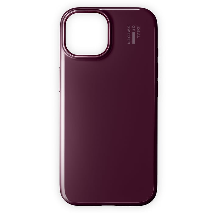 IDEAL OF SWEDEN Slim MagSafe Case – iPhone 13, 14, 15, 16e och 17e Glossy Cherry