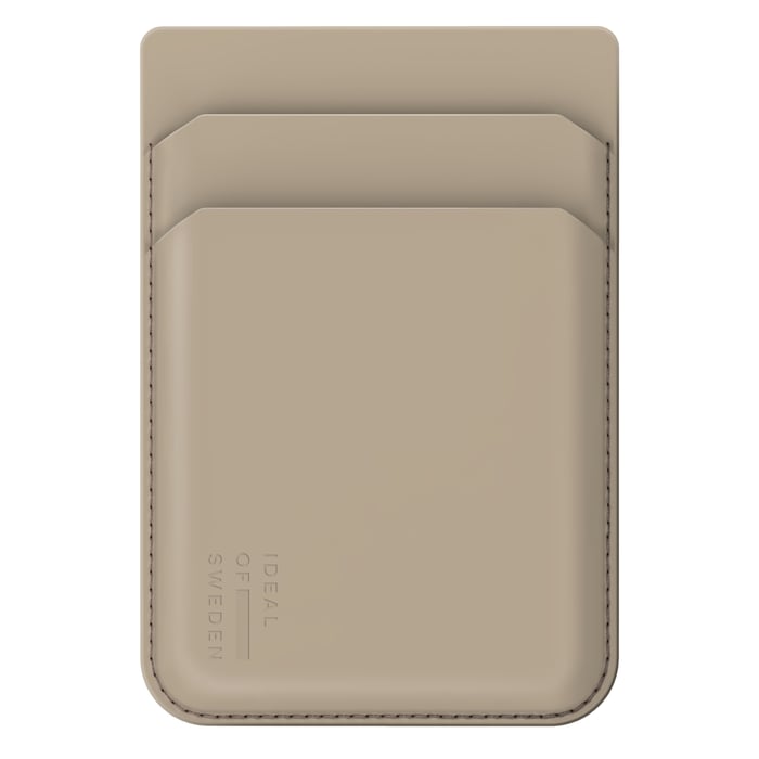 IDEAL OF SWEDEN Magnetic Card Holder – korthållare med MagSafe Beige | Mobilt - Mobilskal och -fodral - Plånboksfodral | GameStuff