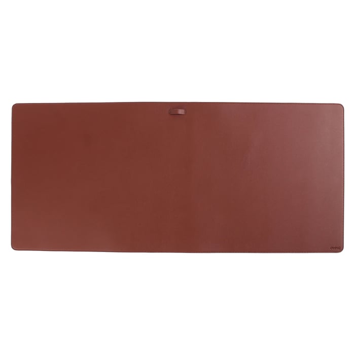 Desire2 Skrivbordsmatta i veganskt läder 900×400 mm Brun | Kontor - Hemmakontor - Musmattor | GameStuff