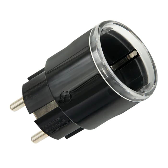 Shelly Plug S Gen3 smart kontakt Svart