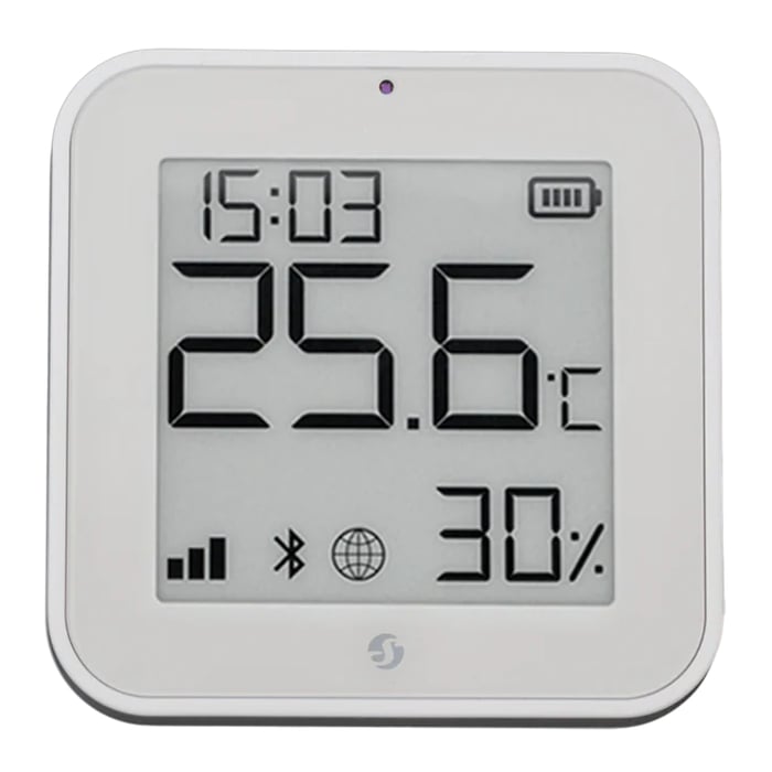 Shelly BLU H&T Display ZB sensor Vit | Smarta hem - Smarta sensorer - Smarta vädersensorer | GameStuff