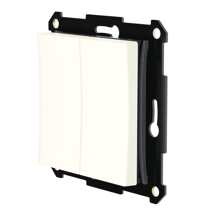 Plejd Trådlös tryckknapp WPH-01 Fjällvit | Smarta hem - Fjärrströmbrytare - Fjärrströmbrytare för inbyggnad | GameStuff