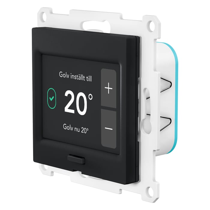 Plejd TRM-01 smart termostat for gulvvarme (Studio) Studio, svart