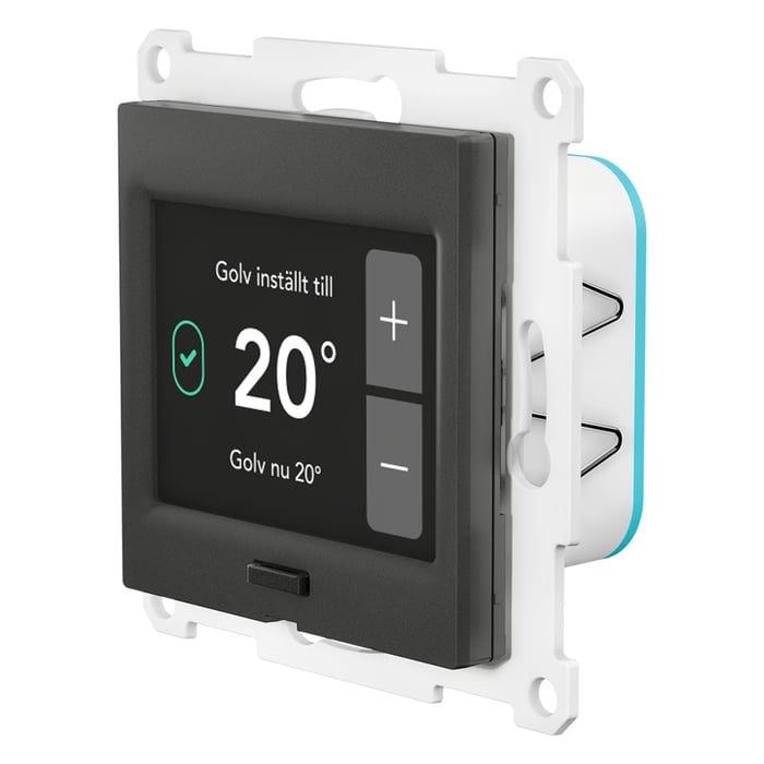 Plejd TRM-01 termostat for elektrisk gulvvarme (Exxact) Exxact, antrasitt