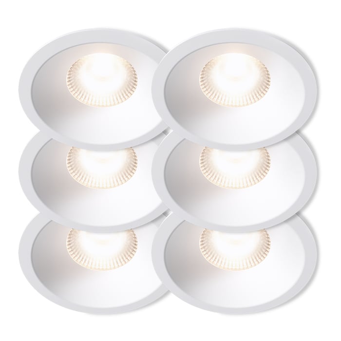 Plejd Downlight Deep DWN-02 6-pack Hvit