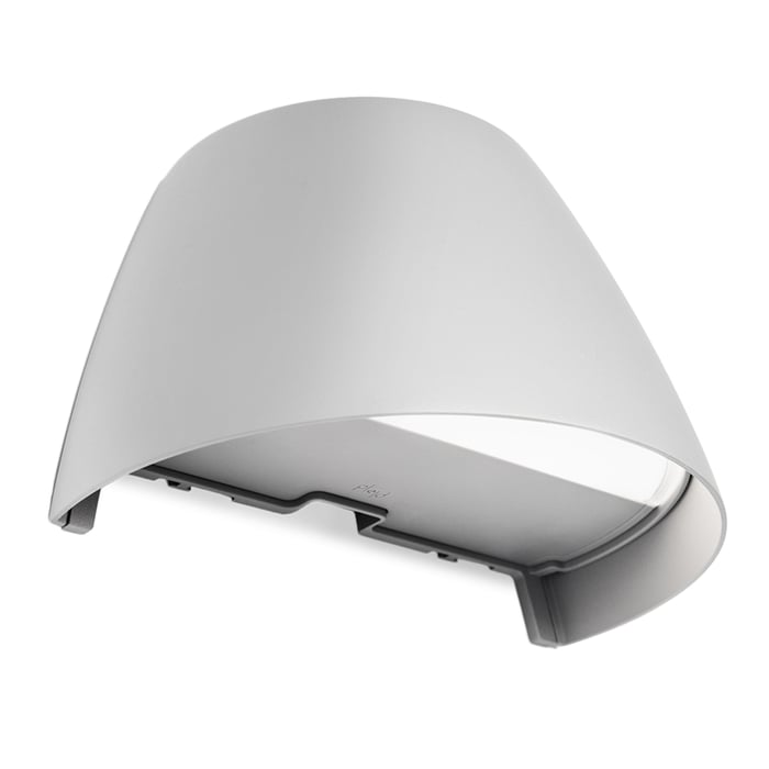 Plejd Smart veggarmatur OUT-02 for utendørs bruk Grå