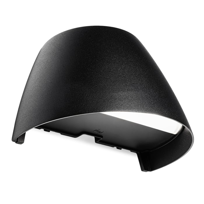 Plejd Smart veggarmatur OUT-02 for utendørs bruk Svart