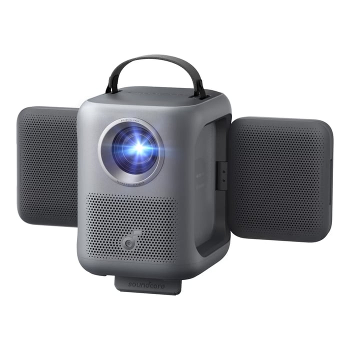 Soundcore P1i smart portabel projektor med vendbare høyttalere