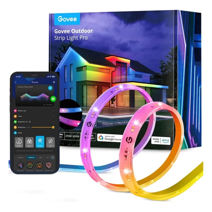 Govee Outdoor Strip Light Pro RGBICWW