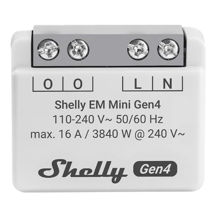 Shelly EM Mini Gen4 smart energimätare | Smarta hem - Smarta sensorer - Smarta energimätare | GameStuff