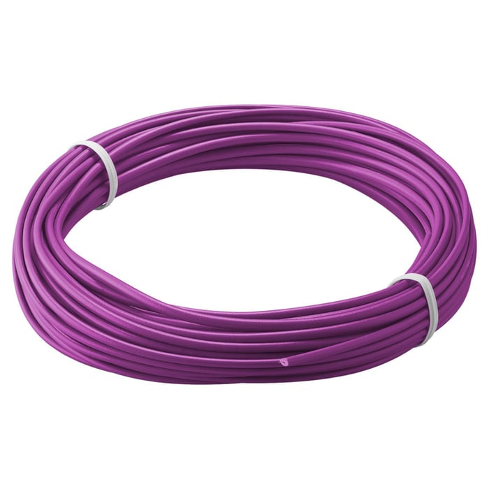 Isolerad kopplingstråd 0,14 mm² 10 m Lila