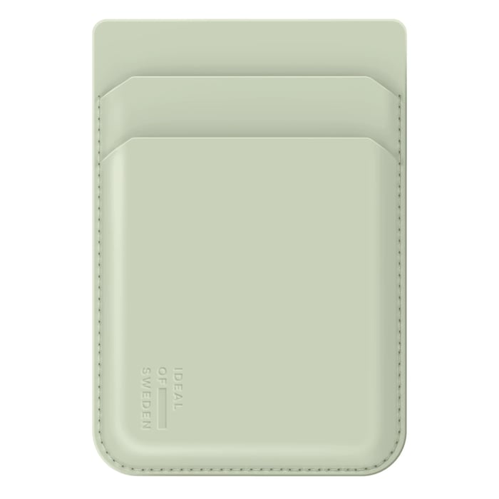 IDEAL OF SWEDEN Magnetic Card Holder – korthållare med MagSafe Sage Green | Mobilt - Mobilskal och -fodral - Plånboksfodral | GameStuff