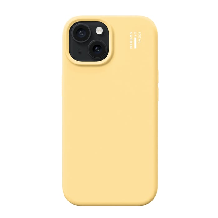 IDEAL OF SWEDEN Silicone MagSafe Case – mobilskal till iPhone 13, 14, 15, 16e och 17e Soft Lemon | Mobilt - iPhone-tillbehör - iPhone-skal - iPhone 16e-skal | GameStuff