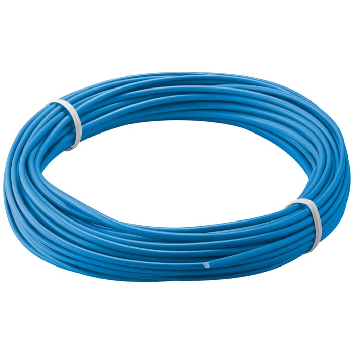 Isolerad kopplingstråd 0,14 mm² 10 m Blå