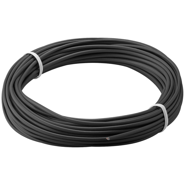 Isolerad kopplingstråd 0,14 mm² 10 m Svart