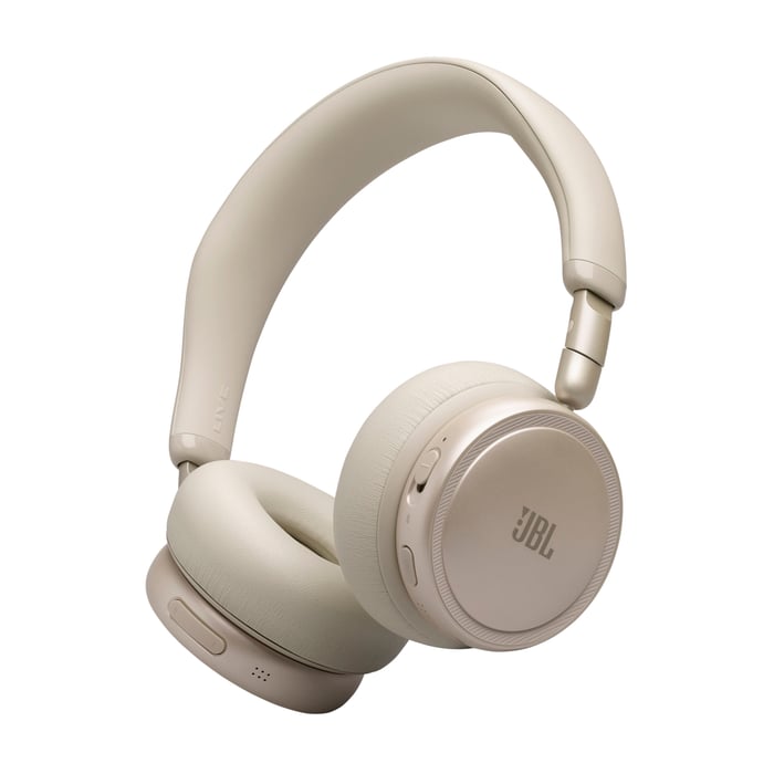 JBL Live 680NC trådløse on-ear-hodetelefoner Champagne