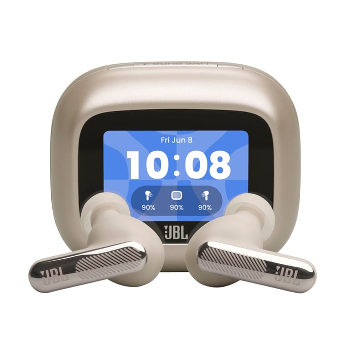 JBL Live Beam 4 trådløse in-ear-hodetelefoner Champagne