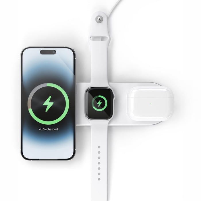 Vonmählen Aura Home 3-i-1 trådløs ladestasjon med MagSafe