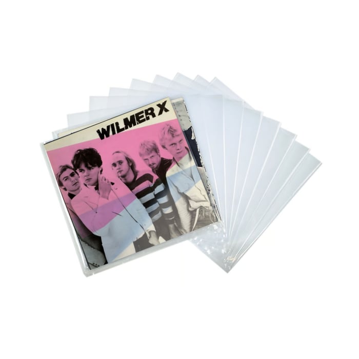 Plastfickor för vinylsinglar 25-pack