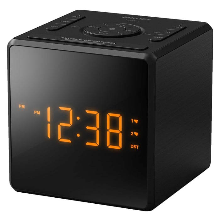 Philips R4500 FM-klockradio med USB-C | Hem & fritid - Klockor & räkneverk - Väckarklockor | GameStuff