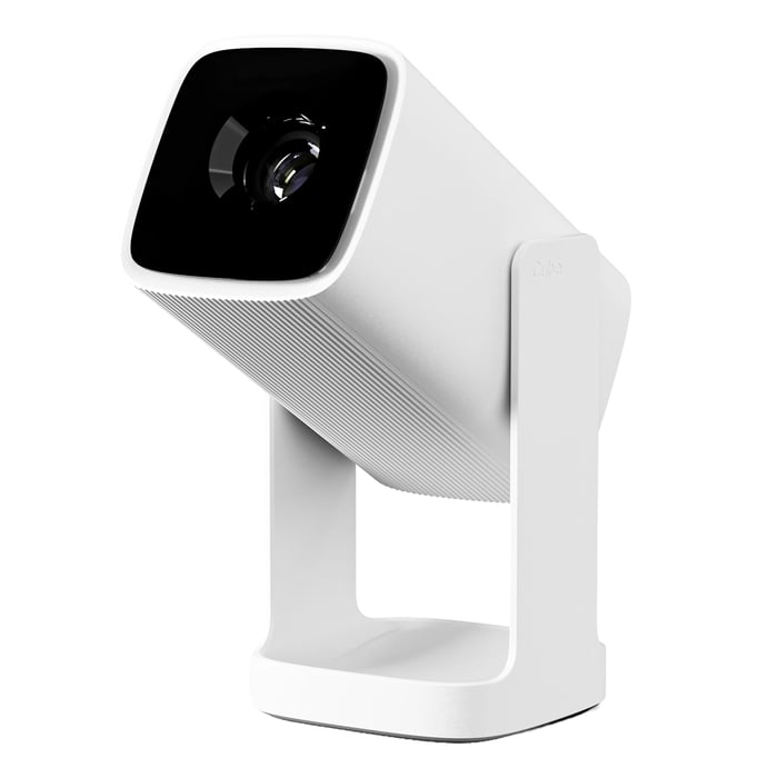 Wanbo Portabel projektor med Android TV og 360° gimbalstativ