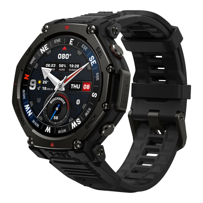 Amazfit Robust multisportklokke med GPS og safirglass