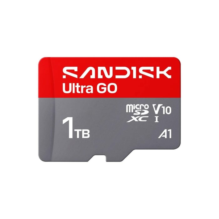 Sandisk microSD Ultra Go minnekort 1 TB – 190 MB/s
