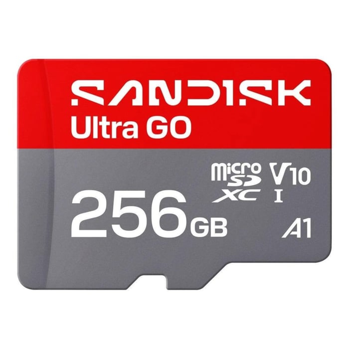 Sandisk microSD Ultra Go minneskort 256 GB – 190 MB/s