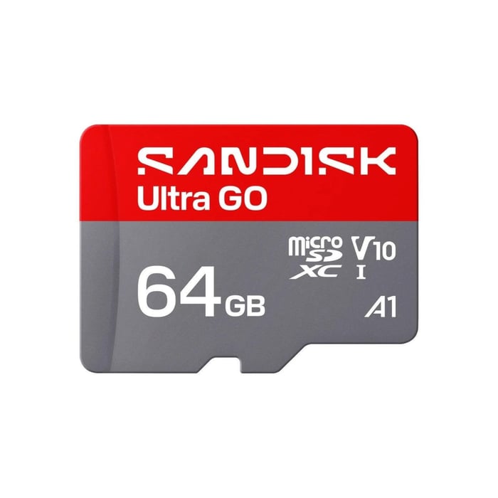 Sandisk microSD Ultra Go minnekort 64 GB – 140 MB/s