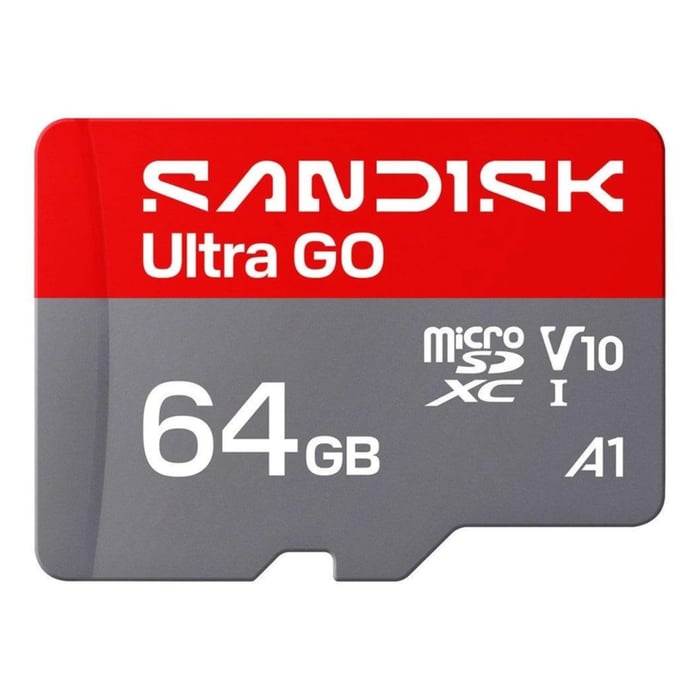 Sandisk microSD Ultra Go minneskort 64 GB – 140 MB/s
