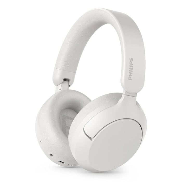 Philips TAH6000 trådløse over-ear-hodetelefoner med støyreduksjon Hvit