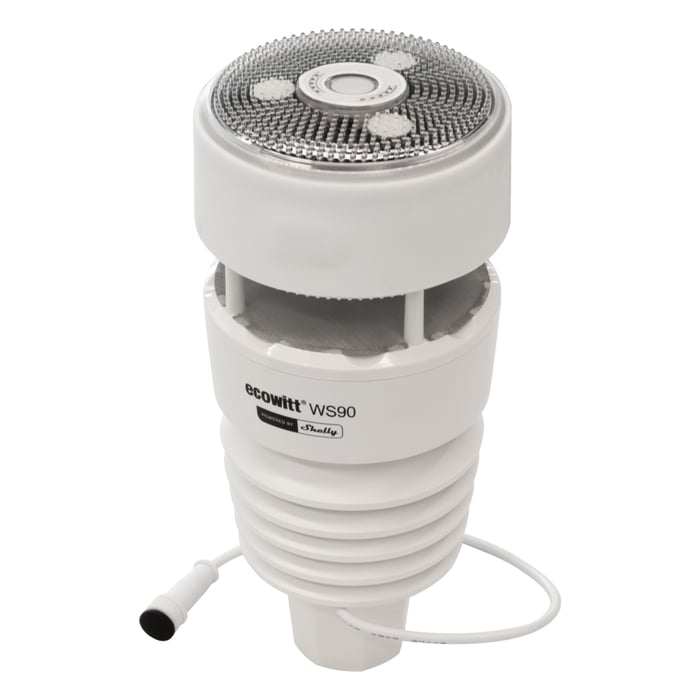 Ecowitt WS90 7-i-1-værstasjon Powered by Shelly