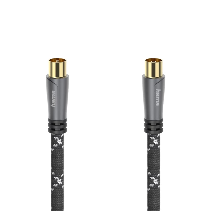 Hama Antennkabel med quad-skärmning 120 dB