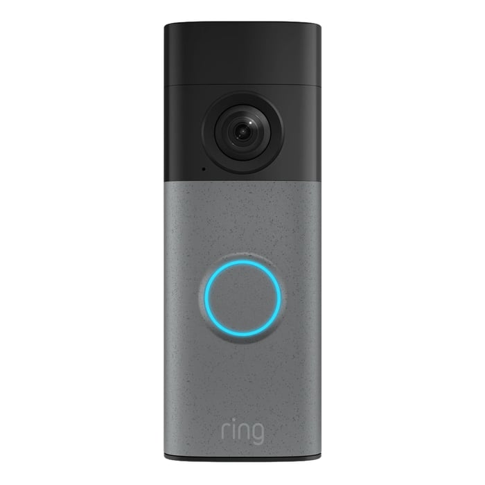 Ring Battery Video Doorbell Retinal 2K Speckled Grey
