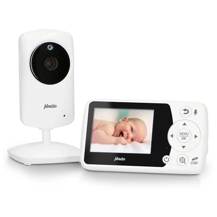Alecto Videobabyvakt med 2,4-tums färgskärm