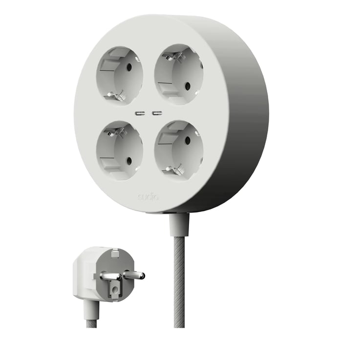 Sudio Block grenuttak med GaN-lading 30 W Hvit