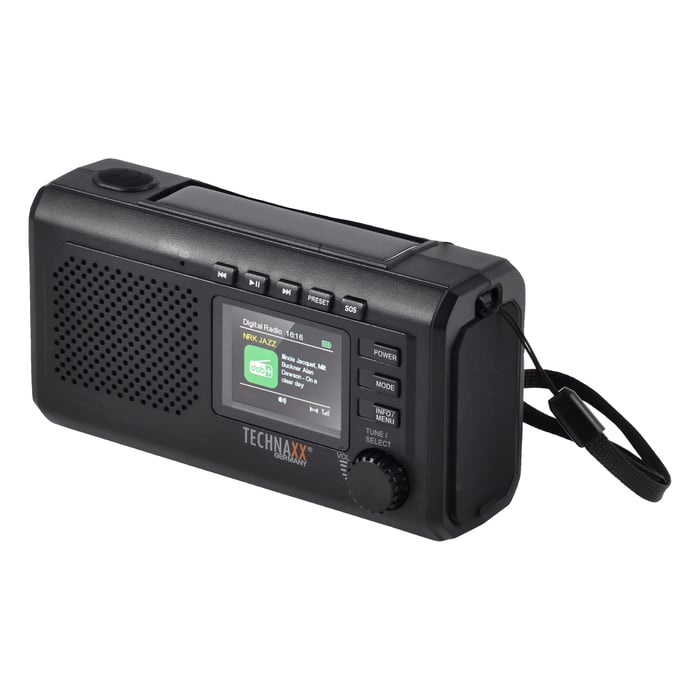 TECHNAXX Crank Emergency DAB Radio TX-414