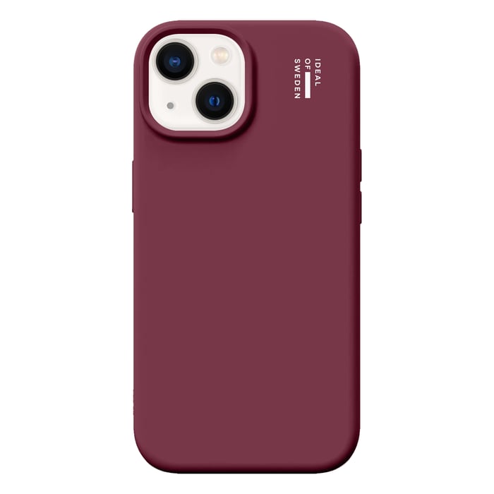 IDEAL OF SWEDEN Silicone MagSafe Case – mobildeksel til iPhone 13, 14, 15, 16e og 17e Fine Wine