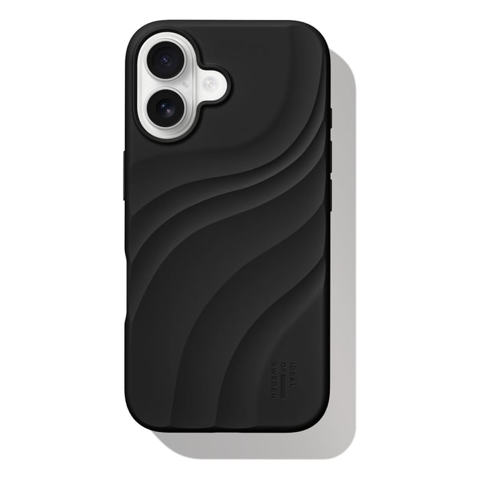 IDEAL OF SWEDEN Soft Swirl Silicone Case med MagSafe til iPhone 17 Velvet Black