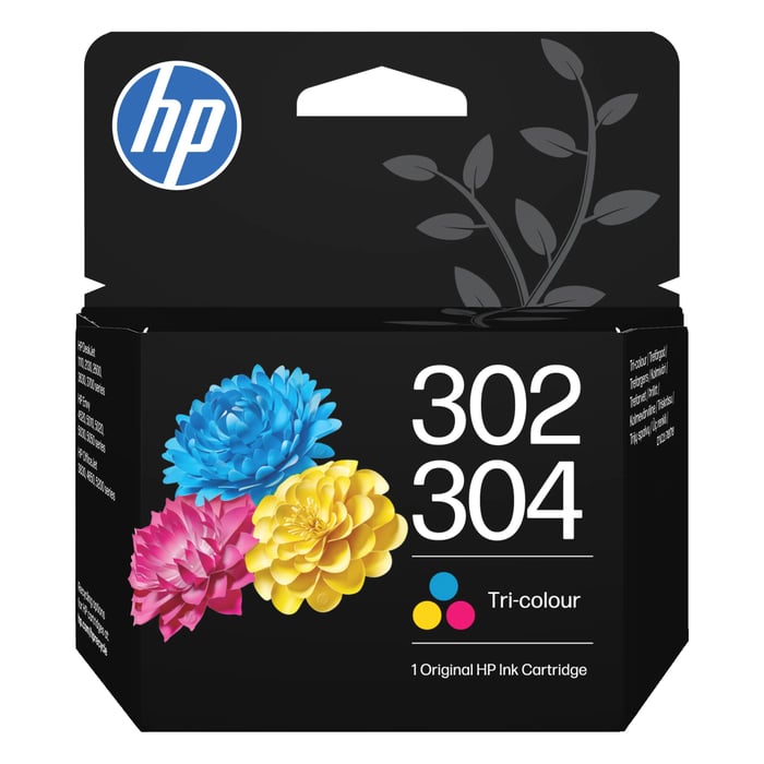 HP 302/304 trefarge originalblekkpatron